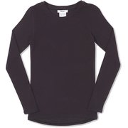 リュクセルウォームクルーネック長袖シャツ LONG SLEEVE CREW  MW15341 ブラック(K) Sサイズ [アウトドア アンダーウェア　レディース]