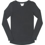 リュクセルウォームクルーネック長袖シャツ LONG SLEEVE CREW  MW15341 ブラック(K) Lサイズ [アウトドア アンダーウェア　レディース]