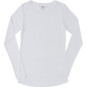 リュクセルウォームクルーネック長袖シャツ LONG SLEEVE CREW  MW15341 ホワイト(W2) Sサイズ [アウトドア アンダーウェア　レディース]