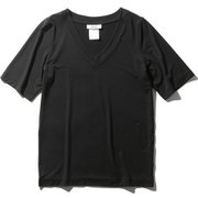 ファインドライ ハーフスリーブVネック HALF SLEEVE V-NECK MW16103 (K)ブラック Mサイズ [アウトドア カットソー レディース]