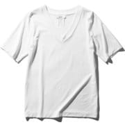 ファインドライ ハーフスリーブVネック HALF SLEEVE V-NECK MW16103 (W)ホワイト Mサイズ [アウトドア カットソー レディース]