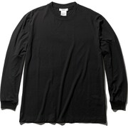 ファインドライ ロングスリーブクルー FINE DRY LONG SLEEVE CREW MX19302 (K)ブラック Lサイズ [アウトドア カットソー メンズ]