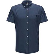 ブルーン ショートスリーブ シャツ Brunn SS Shirt Men 604396 3N5 Tarn Blue Mサイズ [アウトドア 半袖シャツ メンズ]