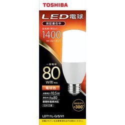 ヨドバシ.com - 東芝 TOSHIBA 一般電球形LED電球 80W形相当 配光角300 
