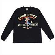 PEANUTS チャーリー・ブラウン ロンT BK XL [キャラクターグッズ]