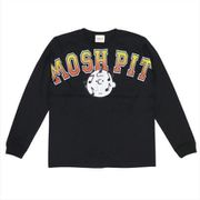 PEANUTS チャーリーMOSHPIT ロンT BK L [キャラクターグッズ]