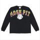 PEANUTS チャーリーMOSHPIT ロンT BK XL [キャラクターグッズ]