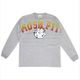 PEANUTS チャーリーMOSHPIT ロンT GRY XL [キャラクターグッズ]