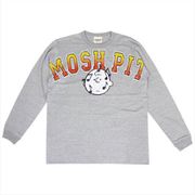 PEANUTS チャーリーMOSHPIT ロンT GRY XL [キャラクターグッズ]