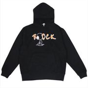 PEANUTS スヌーピー ROCKパーカー BK XL [キャラクターグッズ]