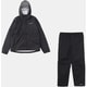 ピクシーサンクチュアリレインスーツ PM0013 010 Black Lサイズ [アウトドア レインウェア メンズ]
