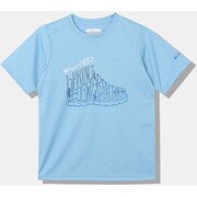 ピークフリークショートスリーブシャツ AB0035 440 BLUE SKY PEAK XXSサイズ [アウトドア カットソー キッズ]