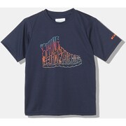 ピークフリークショートスリーブシャツ AB0035 464 COLLEGIATE NAV Sサイズ [アウトドア カットソー キッズ]