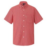 WIC.ドライタッチ ショートスリーブシャツ Men's 1114374 RDBR Lサイズ [アウトドア シャツ メンズ]