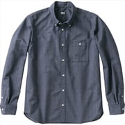 L/S BD BO SHIRT HO41851 (HB)ヘリーブルー XLサイズ [アウトドア シャツ メンズ]