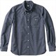 L/S BD BO SHIRT HO41851 (HB)ヘリーブルー Sサイズ [アウトドア シャツ メンズ]