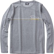 ロングスリーブ ベアーティー L/S BEAR TEE HE61680 （Z）Mグレー WMサイズ [アウトドア カットソー レディース]