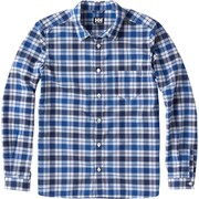 W L/S BLOCK CHECK WS HB Hブルー [アウトドア シャツ]