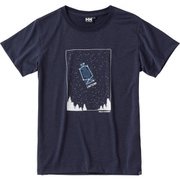 S/S STAR SIGN TEE WL HB Hブルー [アウトドア カットソー]