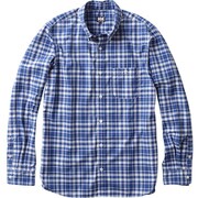L/S BD CHECK SHIRT XL OB Oブルー [アウトドア シャツ]