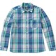 ロングスリーブ PE チェックシャツ W L/S PE CHECK SHIRT HOW41802 （RG）リバーグリーン WSサイズ [アウトドア シャツ レディース]