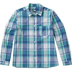 ヨドバシ Com ヘリーハンセン Helly Hansen ロングスリーブ Pe チェックシャツ W L S Pe Check Shirt How Rg リバーグリーン Wsサイズ アウトドア シャツ レディース 通販 全品無料配達