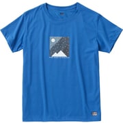 S/S MOUNTAIN SIGHT M EE Eブルー [アウトドア カットソー]