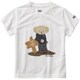 K S/S HELLY BEAR T HOJ61802 (W)ホワイト 110サイズ [アウトドア カットソー キッズ]