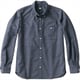 L/S BD BO SHIRT HO41851 (HB)ヘリーブルー Lサイズ [アウトドア シャツ メンズ]