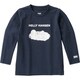 ロングスリーブベアティー K L/S BEAR TEE HJ31851 （HB）ヘリーブルー 130cm [アウトドア カットソー キッズ]