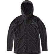 L/S FULL-ZIP HOODI XL K [ランニングジャージ・ブレーカー]