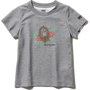 K S/S Amulet Tee HOJ61902 （Z）ミックスグレー 140cm [アウトドア トップス キッズ]