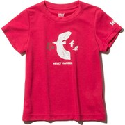 K S/S Amulet Tee HOJ61902 （RB）ラズベリー 130cm [アウトドア トップス キッズ]