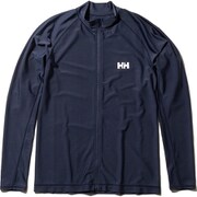 L/S Full-zip Rashguard HE81928 （HB）ヘリーブルー XLサイズ [ラッシュガード メンズ]