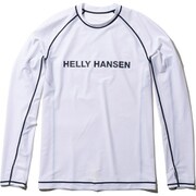 L/S Rashguard HE81929 (W)ホワイト XLサイズ [ファッション水着 メンズ]
