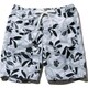 Flower Print Water Shorts HE71900 (K)ブラック XLサイズ [ファッション水着 メンズ]