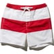 Border Water Shorts HE71903 (R)レッド XLサイズ [ファッション水着 メンズ]