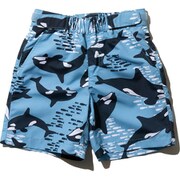 K Killer Whale Print Water Shorts 100 PB [ボーイズ水着]