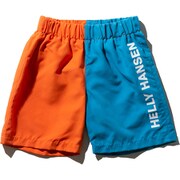 K Solid Water Shorts HJ71906 (NS)ネーブルオレンジ×スカイブルー 120サイズ [ファッション水着 キッズ]