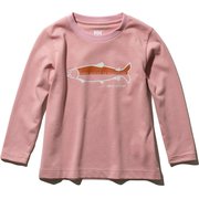 K L/S LAX TEE HJ31959 （VC）ヴィンテージコーラル 100cm [アウトドア トップス キッズ]