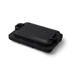 美品アイリスオーヤマ　左右温調 ホットプレート　WHPK-012-B Amazon | ホットプレート 左右温度調整 2枚 ブラック WHPK-012-B