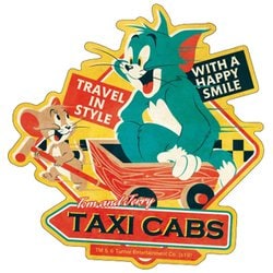 ヨドバシ Com エンスカイ Ensky トムとジェリー トラベルステッカー 2 Taxi Cabs キャラクターグッズ 通販 全品無料配達