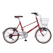 ミニベロ マルキン リトレッチ206-A 20インチ 外装6段変速 マットレッド MK-19-001