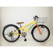 子ども用自転車 UNIBIKES（ユニバイクス） 246-A 24インチ 外装6段変速 イエロー MK-19-023