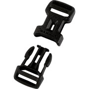 Dual Adjust Side Squeeze Buckle 15 mm 0001 black