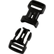 Dual Adjust Side Squeeze Buckle 25 mm 0001 black