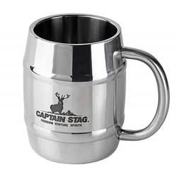 UH-0039 [ダブルステン樽型マグカップ 420ml]