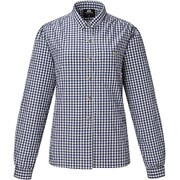 Ws LS Gingham Check Shirt XS N00 ネイビー [アウトドア シャツ]