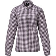 Ws LS Gingham Check Shirt L P02 パープル [アウトドア シャツ]