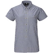 ウィメンズ SS ギンガムチェックシャツ Ws SS Gingham Check Shirt 422834 N00 ネイビー XSサイズ [アウトドア シャツ レディース]